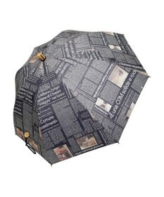 +RING レディース向け プラスリング 晴雨兼用（長ショート） PAPER-BLK T1403  sunshield