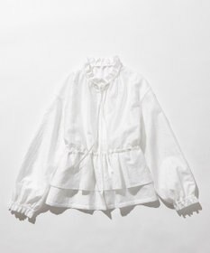 組曲 S 【洗える・シワになりにくい】シアーブルゾン