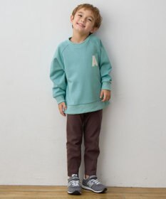 ANY KIDS ロゴプリント トレーナー