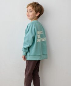 ANY KIDS ロゴプリント トレーナー