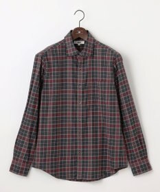 JOSEPH ABBOUD 【柔らか/暖かい】ファインブラッシュド ネル チェック シャツ