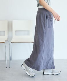 CRAFT STANDARD BOUTIQUE ナイロンダブルウエストIラインスカート
