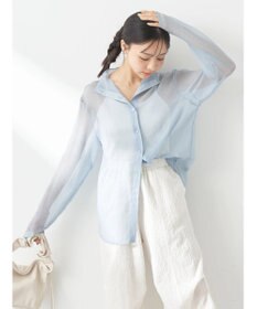 earth music&ecology シアーハイネックシャツ