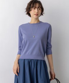 23区 L 【先行予約】プレミアムビオコットン クルーネック ニット