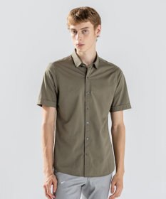 JOSEPH HOMME ＜新色追加＞【ストレッチ】ハイゲージコットンジャージー 　レギュラーカラーシャツ 【新色】モスグリーン系