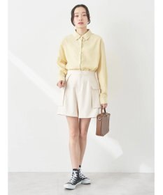 earth music&ecology デザインポケットショートパンツ