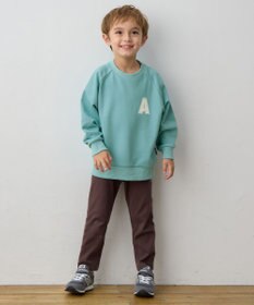 ANY KIDS ロゴプリント トレーナー