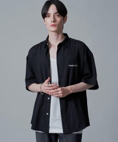 WEGO 【速乾/しわになりにくい/MLサイズ展開】アムンゼンワンポイントBIGシャツ（SS）