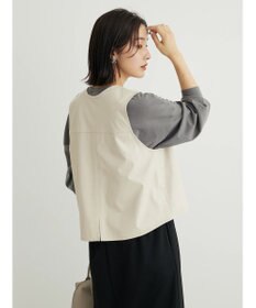 Green Parks フェイクレザーベスト