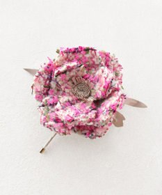 TOCCA 【アップサイクルコサージュ付き・美香＆Lovécoコラボ・数量限定・A4サイズ対応】FLOWER IN HEART BAG バッグ