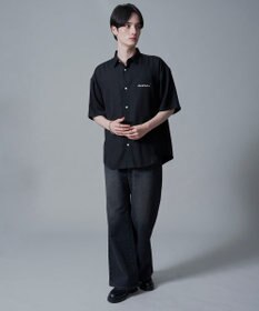 WEGO 【速乾/しわになりにくい/MLサイズ展開】アムンゼンワンポイントBIGシャツ（SS）