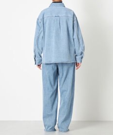 NAVE 【ReNAVE　洗える】ストレッチデニム シャツ