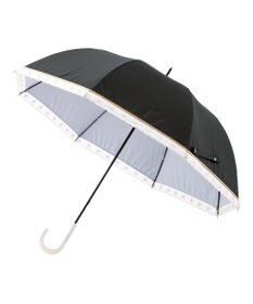 MOONBAT estaa 晴雨兼用 長傘 オーガンジーマーガレット 日傘 遮光 遮熱 UV