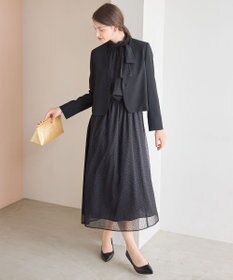 23区 S 【APPLAUDIR】シアードットフロッキー ドレス