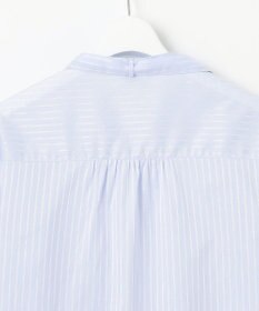 J.PRESS LADIES L 【洗える】RITZ ドビーストライプ ボウタイ ブラウス