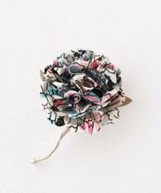 TOCCA 【アップサイクルコサージュ付き・美香＆Lovécoコラボ・数量限定・A4サイズ対応】FLOWER IN HEART BAG バッグ