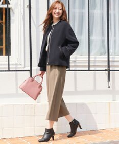 ANY SIS 【保温性あり/洗える】サーモ 2WAYストレッチ ワイドパンツ