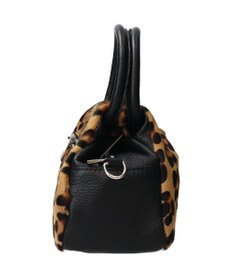 INTER-CHAUSSURES 【ANDREA CARDONE ITALI】異素材コンビハンドバッグ