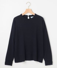 組曲 【WEB限定】レースフリルスタンド ニット