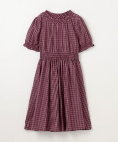 組曲 KIDS 【150-160㎝】チェック ワンピース