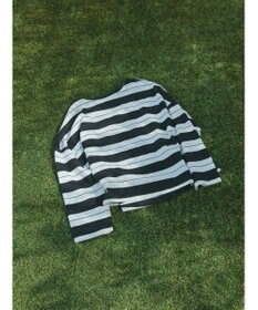 AMERICAN HOLIC ボートネックボーダープルオーバー