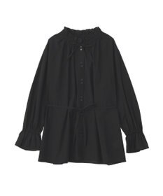 earth music&ecology 【イージーケア】TRキュプラダブルボタンフリルシャツ