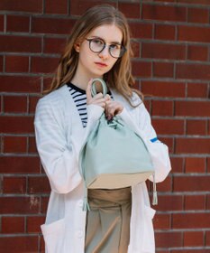 UNBILLION perche 抗菌レザー3wayドロストショルダーバッグ