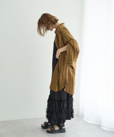 YECCA VECCA 2way袖デザインロングシャツ