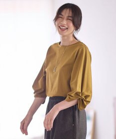 ANY L 【洗濯機可】シルケットスムースタックスリーブプルオーバー