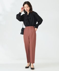 ANY SIS 【美人百花11月号掲載】シャドーチェックボウタイ ブラウス