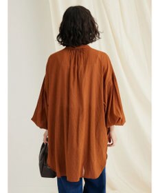 CRAFT STANDARD BOUTIQUE ウ゛ィンテージボイルソデシャーリングチュニック