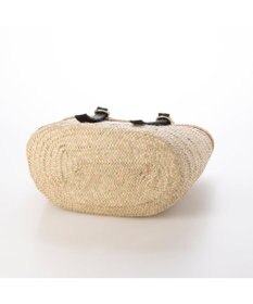 UNBILLION ペルケ perche / 牛革付属椰子かごマルシェバッグS