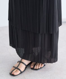 earth music&ecology プリーツレイヤードライクスカート