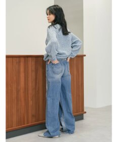 AMERICAN HOLIC 片畦クルーネックニットプルオーバー