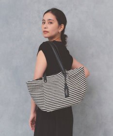 TOPKAPI 【TREASURE TOPKAPI】ロングハンドル タック カゴバッグ