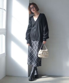 WEGO 【WEB限定/2025年秋冬新作//洗濯可/MLサイズ展開/ユニセックス着用ITEM】ドロップショルダーカーディガン