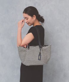 TOPKAPI 【TREASURE TOPKAPI】ロングハンドル タック カゴバッグ