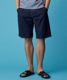 JOSEPH ABBOUD 夏デニム【JAPANファブリック/ストレッチ/軽量】ライトオンスストレッチデニム ショーツ