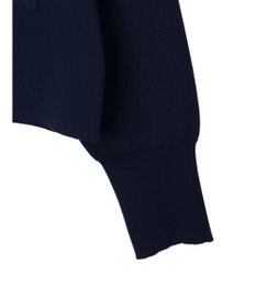 Green Parks ゴールド釦ボックス型カーディガン