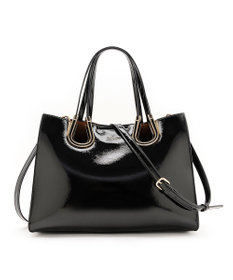 MioFIRANO ホースシューエナメルハンドバッグ 2WAY　FIRANO フィラノ