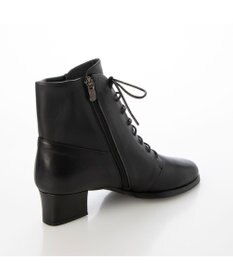 MODE ET JACOMO <D'ICI>チャンキーヒールレースアップショートブーツ