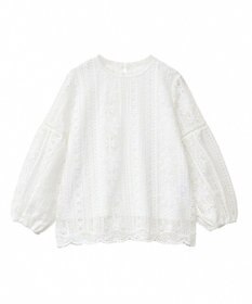 earth music&ecology レースプルオーバー