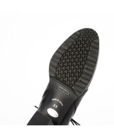 MODE ET JACOMO <D'ICI>チャンキーヒールレースアップショートブーツ