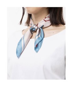 UNBILLION カカトゥ kakatoo / ベルト柄配色シルクスカーフ