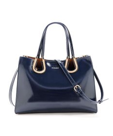 MioFIRANO ホースシューエナメルハンドバッグ 2WAY　FIRANO フィラノ
