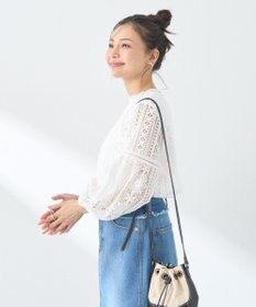 earth music&ecology レースプルオーバー