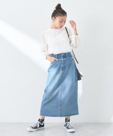 earth music&ecology レースプルオーバー