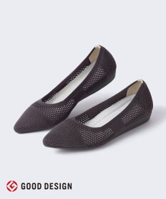 steppi 【洗える/撥水】パターンメッシュ パンプス チャコール