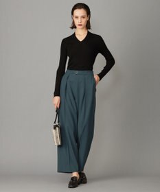 ICB 【洗える】エクストラファインメリノ Vネックプルオーバー