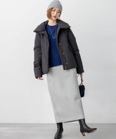 23区 L 【洗える】ダブルフェイス プルオーバー ニット